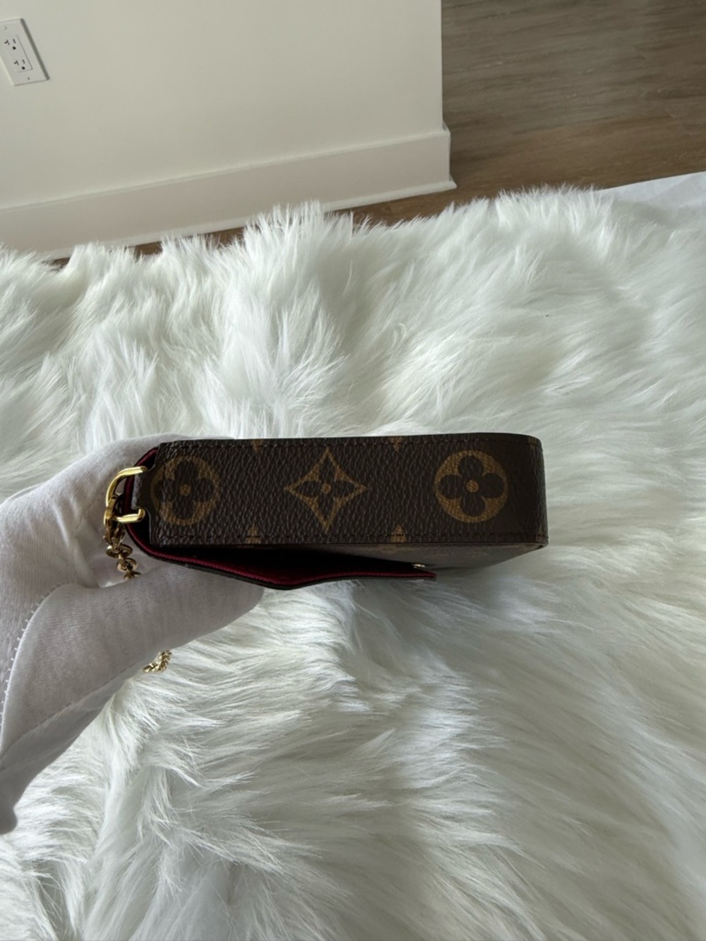Louis Vuitton: Monogram Pochette Felicie w/ inserts AUTHENTIC - Picture 8 of 16
